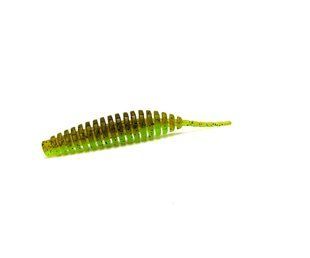 Черв'як Fishup Tanta 2.5" #204 Green Pumpkin/Chartreuse (ПОШТУЧНО) 10018143 фото