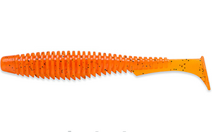 Віброхвіст Fishup U-Shad 2.5" #049 Orange Pumpkin/Black (ПОШТУЧНО) 10022120 фото