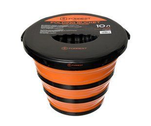 Ведро силиконове с крышкой Forrest Folding Bucket Orange with cover 10л FFB10O-C фото