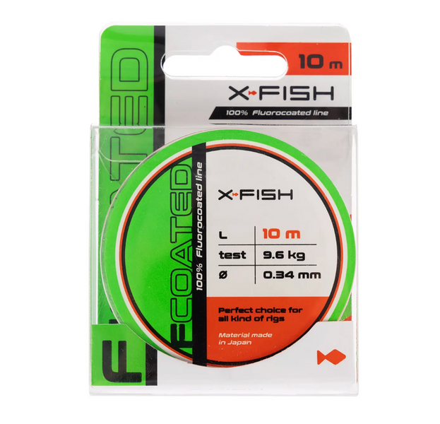 Флюорокарбон X-Fish FCoated 10m 0.34mm 9.6kg 19170130 фото