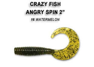 Силикон Crazy Fish Angry spin 2" 21-45-16-6 кальмар 21-45-16-6 фото