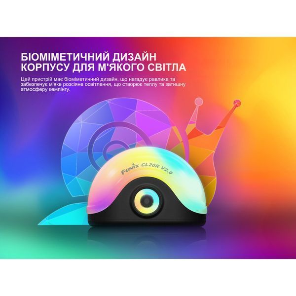 Фонарь кемпинговый Fenix ​​CL20R V.2.0, черный CL20RV20BLK фото