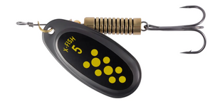 Блесна X-Fish Dark Side №5 14g Nikel black lime 19170726 фото