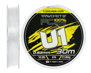 Флюорокорбон Favorite U1 FC 30m #14/0.62mm 50.8lb/23.06kg 1693.12.23		 фото