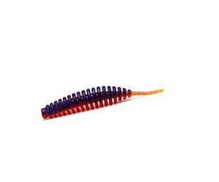 Черв'як Fishup Tanta 2.5" #207 Dark Violet/Orange (ПОШТУЧНО) 10018157 фото