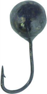 Мормышка вольфрамовая Fishing ROI Шар с отверстием 3mm black nickle 400-19-3-B фото