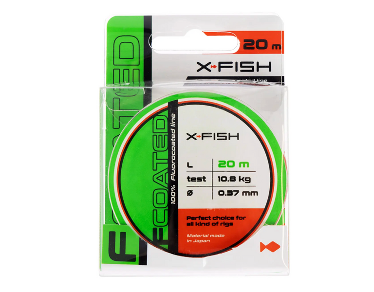 Флюорокарбон X-Fish FCoated 20m 0.37mm 10.8kg 19170150 фото