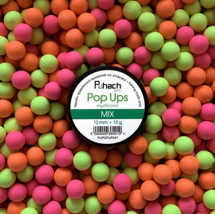 Puhach Baits Pop Ups 10 mm Multicolor - MIX (Без запаха) PUPOPUP047 фото