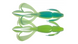 Силікон Keitech Crazy&nbsp;Flapper&nbsp;3.6" PAL#03&nbsp;Ice&nbsp;Chartreuse 15511061 фото 1