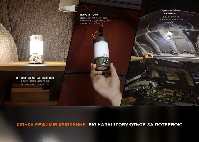 Ліхтар кемпінговий Fenix CL26R Pro, мармуровий білий CL26RPROWH фото