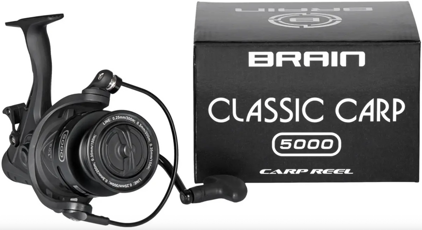 Котушка Brain Classic Carp Baitrunner 4000 4+1BB 18584533 фото