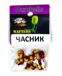 Бойли Wafters Dumbells 7x10 мм Fluo Чеснок G0003 фото
