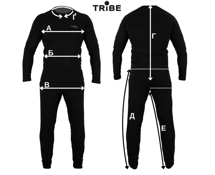 Термобелье мужское Tribe Microfleece (футболка+штаны) T-KA-0015-olive, T-KA-0015-olive-L T-KA-0015-olive-L фото