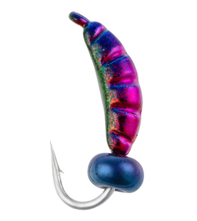 Мормишка вольфрамова Viking Fishing Shrimp+bead 0.64g 8mm Rainbow (1шт) 19190679 фото