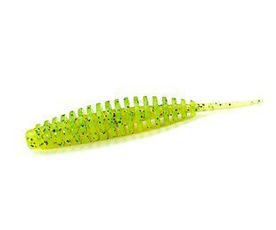 Черв'як Fishup Tanta 1" #055 Chartreuse/Black (ПОШТУЧНО) 10019105 фото