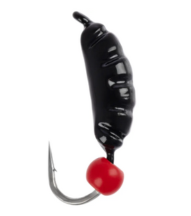Мормишка вольфрамова Viking Fishing Shrimp+bead 0.95g 9mm Black+R (1шт) 19190682 фото