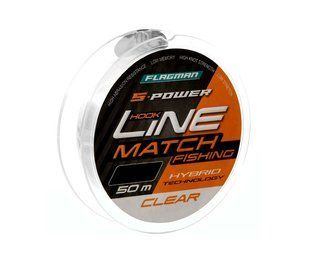 Леска Flagman S-Power Hook Line New Clear 50м 0.25мм SPHLN50025 фото