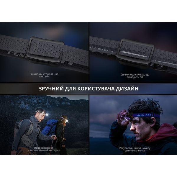 Фонарь налобный Fenix ​​HL12R V2.0 фиолетовый HL12RV20P фото