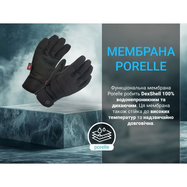 Рукавички водонепроникні Dexshell Arendal Biking Gloves, p-p XL, зимові, чорні DG9402BLK-XL фото