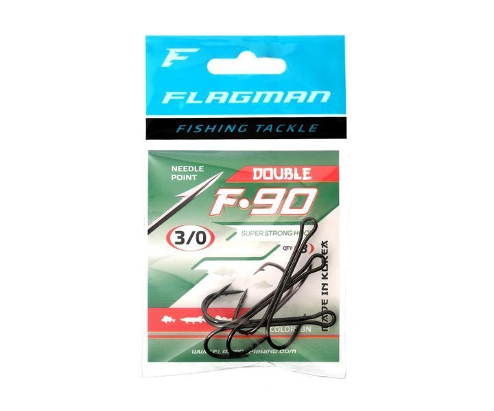 Двійник Flagman F-90 Double Hook #4/0 FD-90-40 фото