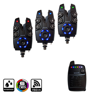 Набор сигнализаторов поклевки World4Carp Sensor X 3+1 WC360-3 фото