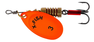 Блесна X-Fish Stark №3 6g Nikel UV orange 19170734 фото