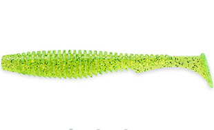 Виброхвост Fishup U-Shad 3.5" #026 Flo Chartreuse/Green (ПОШТУЧНО) 10087119 фото