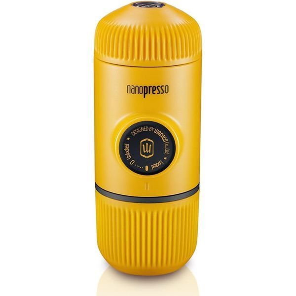 Портативна еспресо-кавоварка Wacaco Nanopresso жовта, механічна, для меленої кави WNANOYELLOW фото