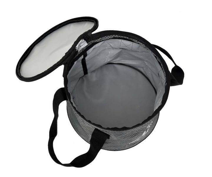 М'яке відро з кришкою Flagman Pro Competition Groundbait Bowl With Zipped Lid FPC002 фото