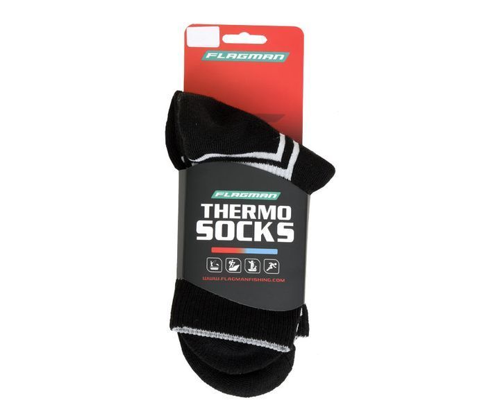 Носки треккинговые Flagman Extra Heat Merino Wool Midle Black 44-45 L FTSNC44-45bk фото