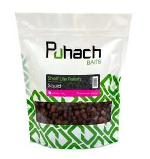 Варені гранули Puhach Baits Premium Line Shelf Life Pellets 8/10 mm 1 kg - Squid (Кальмар) PUSLP011 фото