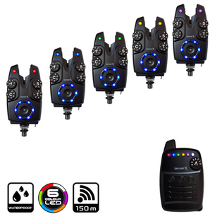 Набор сигнализаторов поклевки World4Carp Sensor X 5+1 WC360-5 фото