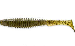 Виброхвост Fishup U-Shad 2" #074 Green Pumpkin Seed (ПОШТУЧНО) 10022117 фото