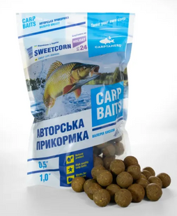 SWEETCORN, бойли варені, 24мм HOLIDAY-SWEETCORN-Варені-20мм-1кг фото