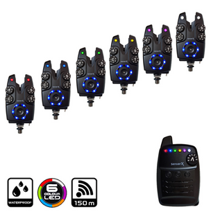 Набор сигнализаторов поклевки World4Carp Sensor X 6+1 WC360-6 фото