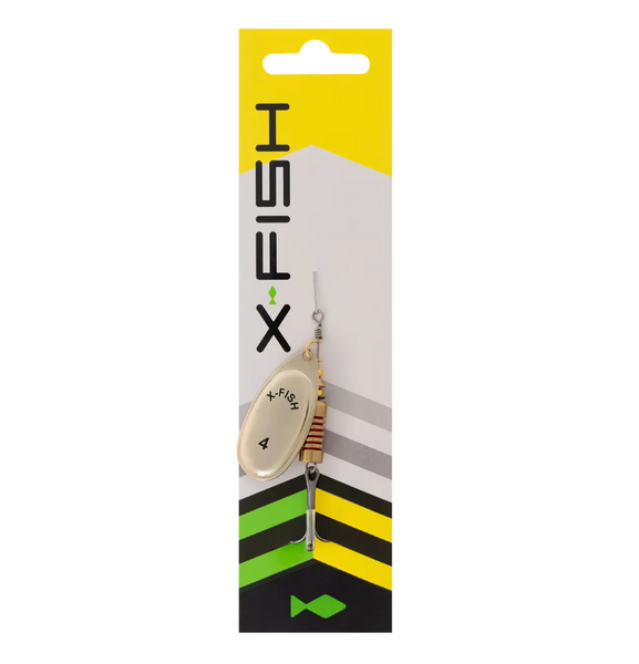 Блешня X-Fish Stark №4 9.5g Gold 19170577 фото