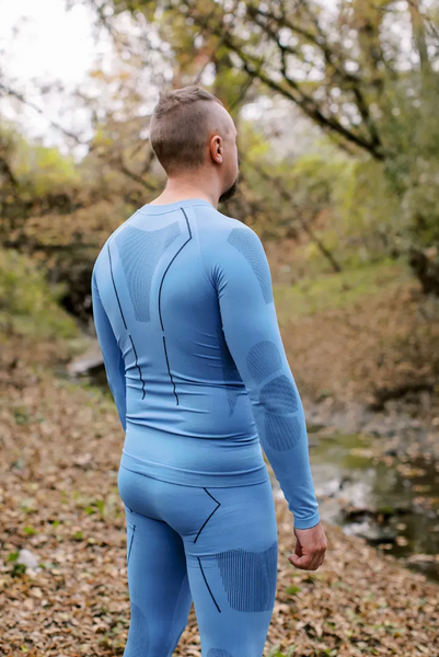 Термобілизна чоловіча Tramp Active комплект (футболка+штани) UTRUM-021-blue, L/XL UTRUM-021-blue-L/XL фото