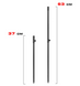 Набір стійок з телескопічними буз-барами World4Carp Stand Kit Universal 4 w208tele фото 4