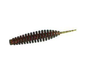 Черв'як Fishup Tanta 1,5" #019 Motor Oil/Red (ПОШТУЧНО) 10013214 фото