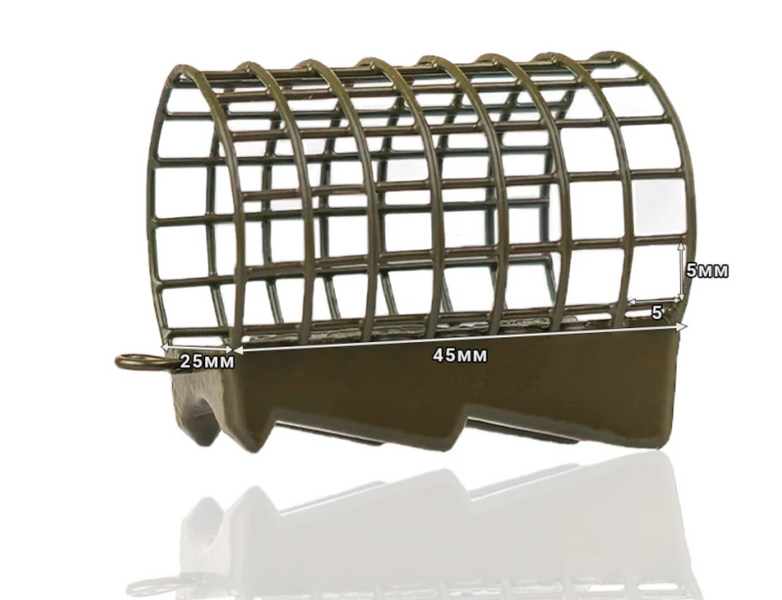 Металлическая фидерная кормушка Feeder Caiman XL 100г FM70014 фото