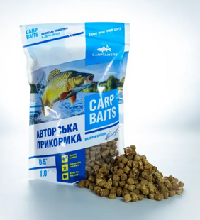 PELLETS, SQUID&BLODWORM, Розчинні, 6мм  PELLETS-SWEETCORN-Растворимые-6мм-1кг фото