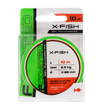 Флюорокарбон X-Fish FCoated 10m 0.28mm 5.9kg 19170127		 фото