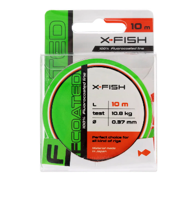 Флюорокарбон X-Fish FCoated 10m 0.37mm 10.8kg 1917.01.31		 фото
