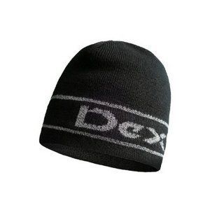 Шапка водонепроницаемая Dexshell Beanie Reflective Logo черная из лого L/XL 58-60 см DH373BLKLXL фото
