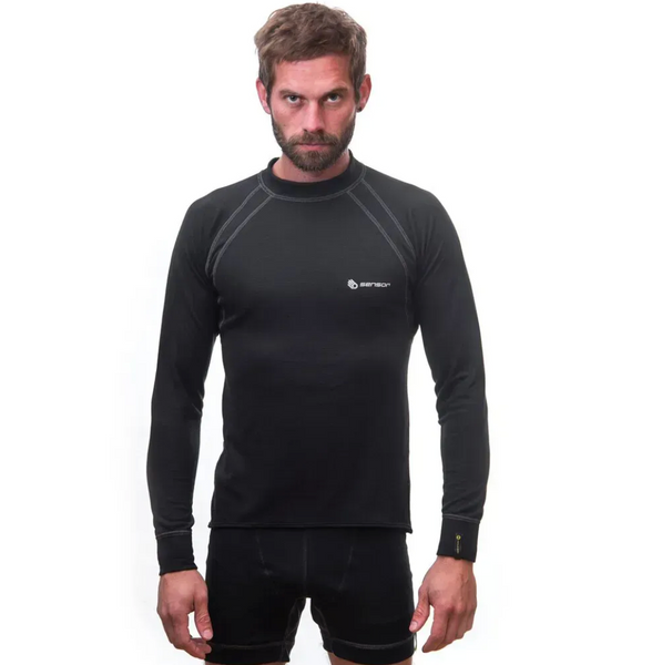Термофутболка мужская Sensor Double Face LS black 24000003, SM11DF-black-L SM11DF-black-L фото
