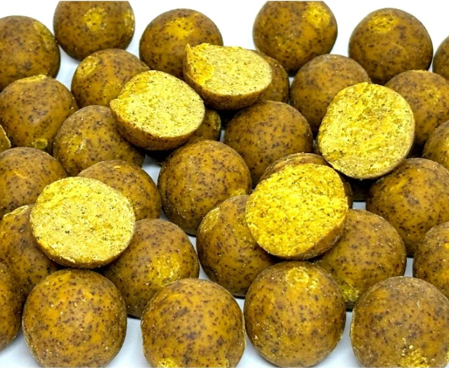 Варені бойли Puhach Baits Natural Line Shelf Life Boilies 24 mm 1 kg - Sweetcorn (Кукурудза) PUBOILS021 фото