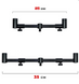 Набор стоек с телескопическими буз-барами World4Carp Stand Kit Universal MAX 4 w229 фото 6
